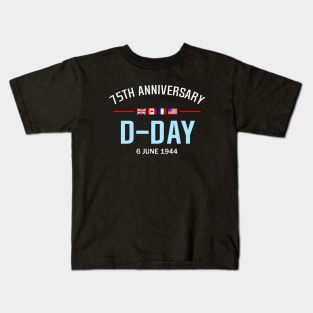 D-Day 75 Year Anniversary Kids T-Shirt